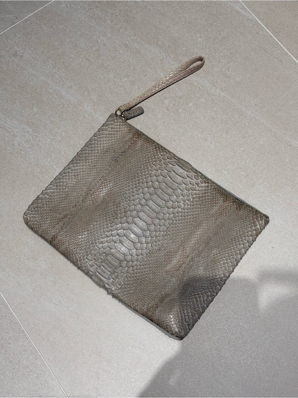 Hunting Season Large Python Zip Clutch